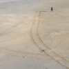 Sporen in het zand