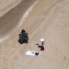 Spullen in het zand