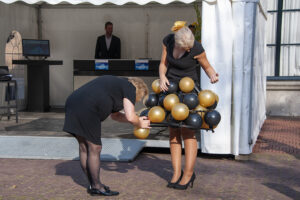 Prinsjesdag met ballonnen